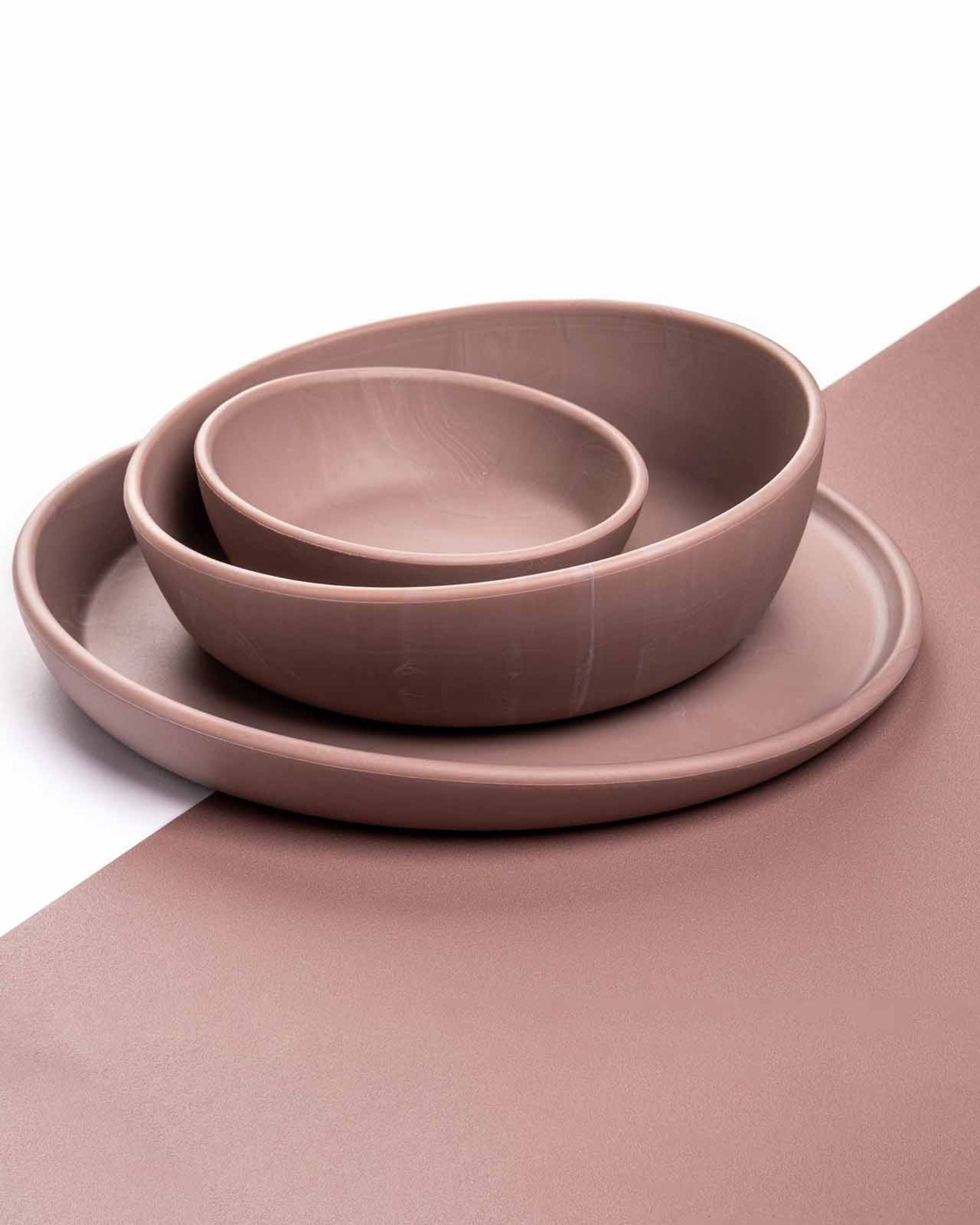 geschirrset marmor powderblush