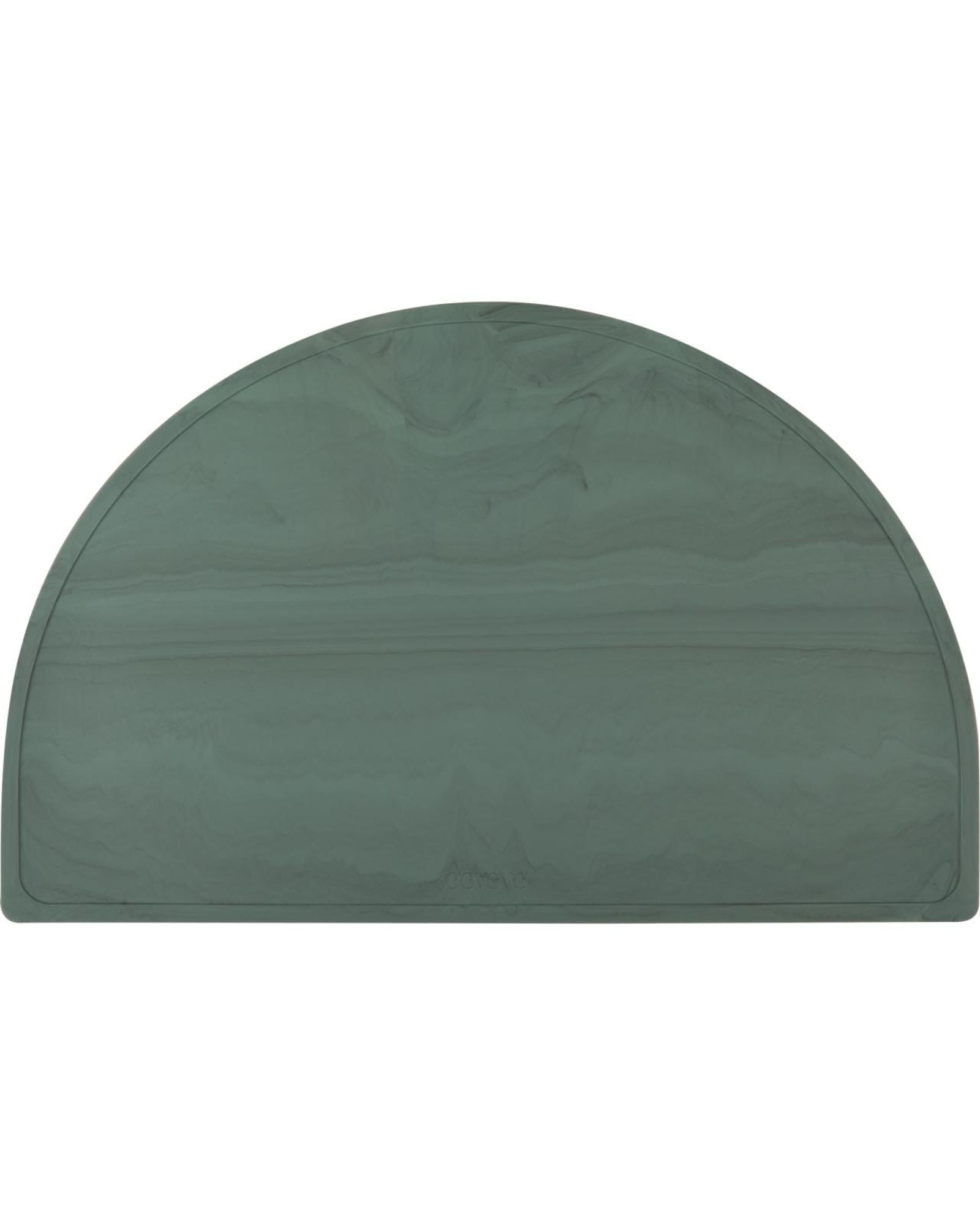 silikon tischset marmor grun